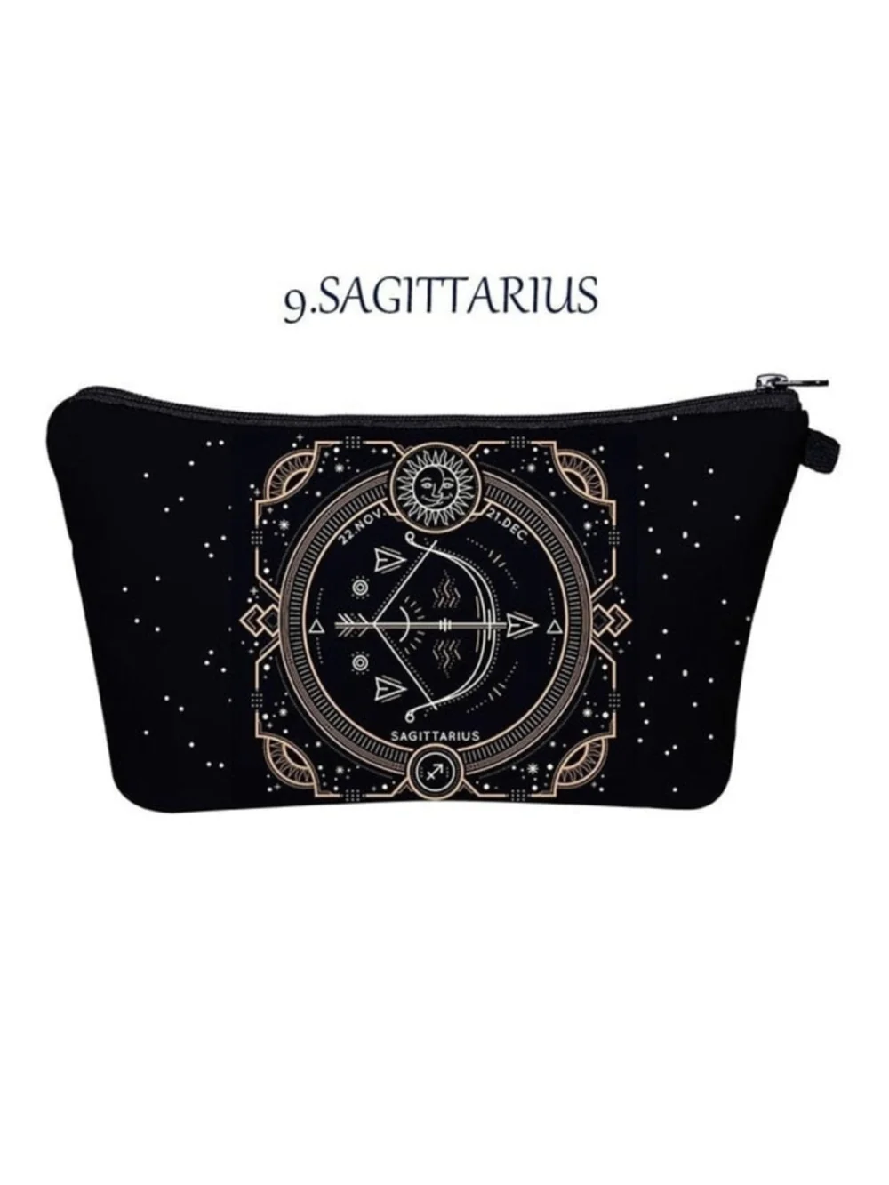 Fudeam Sagittarius Zodiac Travel Make Up Carrying Case Bag